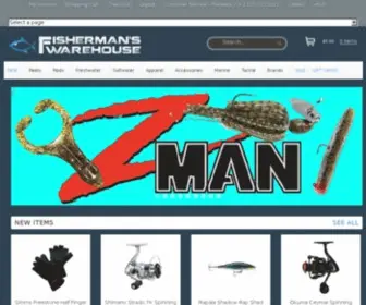 Fishermanswarehouse.com(Fisherman's Warehouse) Screenshot
