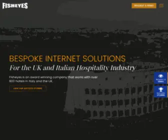 Fisheyes.co.uk(Fisheyes Ltd Web Site Design Hotels Italy) Screenshot