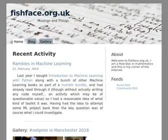 Fishface.org.uk(Fishface) Screenshot