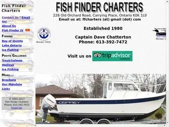 Fishfindercharters.com(Fish Finder Charters) Screenshot