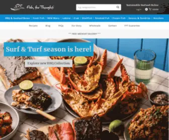 Fishforthought.co.uk(Online Fishmonger) Screenshot