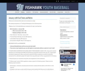 Fishhawkyouthbaseball.org(Play Ball) Screenshot