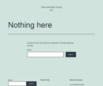Fishhuntingtools.com(Fish Hunting Tools) Screenshot