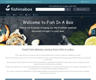 Fishinabox.co.uk(Fresh Fish Delivery) Screenshot