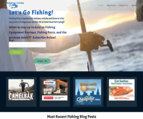 Fishing-Hole.com(Fishing-Hole Fishing Blog News and Posts) Screenshot