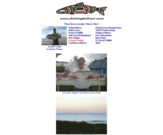 Fishingbolivar.com(Fishing on Bolivar Peninsula) Screenshot