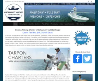 Fishingguidetampa.com(Capt. Matt Santiago) Screenshot