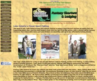 Fishinglakeontario.com(Lake Ontario Fishing Charters) Screenshot