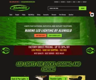 Fishinglightsetc.com(Marine LED Lights for Docks) Screenshot