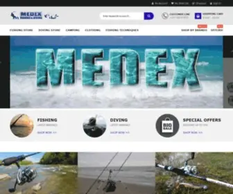 Fishingmegashop.com(MEDEX Fishing Diving Megashop) Screenshot