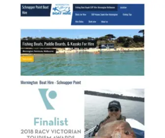 Fishingmornington.com(Mornington Boat Hire Melbourne Fishing Boat Kayak SUP Hire) Screenshot