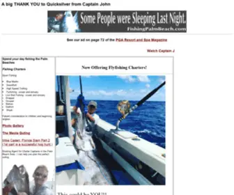 Fishingpalmbeach.com(Captain John Peel's Fishing charter Palm Beaches offshore fishing) Screenshot