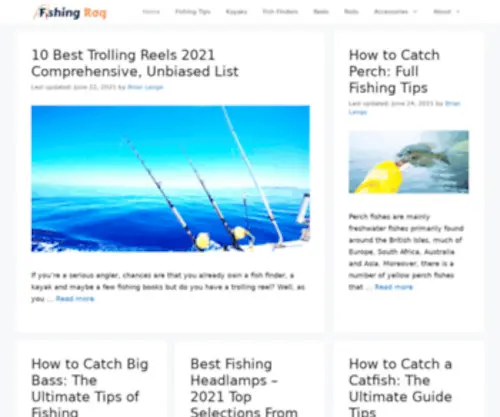 Fishingraq.com(Everything about Fishing) Screenshot