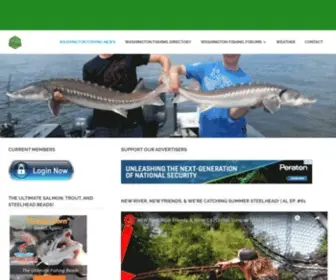Fishingwashingtonstate.com(Washington Fishing Reports) Screenshot
