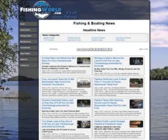 Fishingworld.com(Headline News) Screenshot