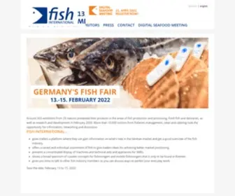 Fishinternational.com(Die fish international ist die einzige Fachmesse für Fisch und Seafood in Deutschland) Screenshot