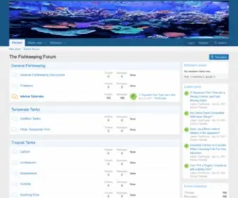 Fishkeeping-Forum.com(Tropical Fish and Marine Fishkeeping Forums) Screenshot