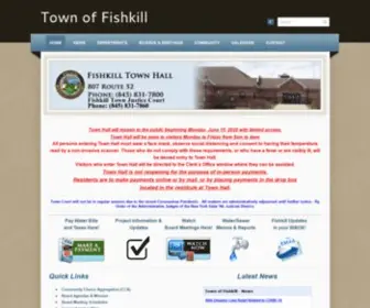 Fishkill-NY.gov(Town of Fishkill) Screenshot