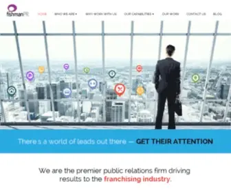 Fishmanpr.com(Fishman Public Relations) Screenshot
