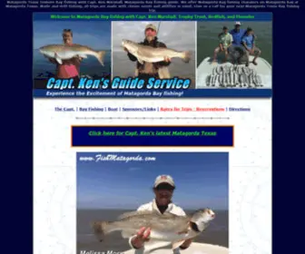Fishmatagorda.com(Matagorda fishing with Capt. Ken Marshall) Screenshot