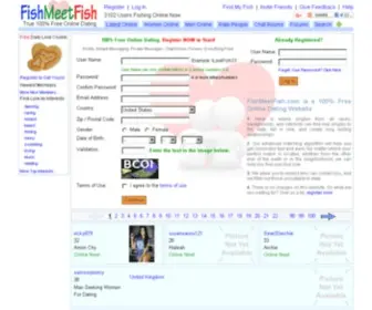 Fishmeetfish.com(100% Free Online Dating at FishMeetFish.com) Screenshot