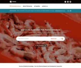 Fishnames.com.au(Meta Keyword) Screenshot