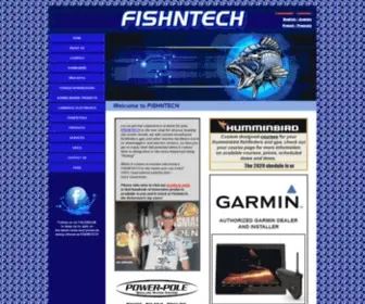 Fishntech.com(FISHNTECH your one stop for all your boating electronic needs) Screenshot