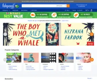 Fishpond.co.uk(Shop Online with Free Delivery on 10 million Books) Screenshot