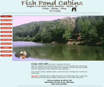 Fishpondcabins.com(Fish Pond Cabins) Screenshot