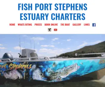 Fishportstephensestuarycharters.com(Port Stephens) Screenshot