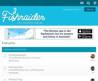 Fishraider.com.au(Fishing Reports) Screenshot