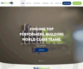 Fishrecruit.com(Toronto-based talent recruitment agency) Screenshot