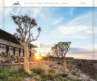 Fishriverlodge-Namibia.com(Fish River Lodge on the edge of eternity) Screenshot