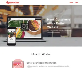Fishrmn.com(Hook Customers with a Better Website) Screenshot