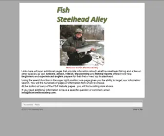 Fishsteelheadalley.com(Steelhead Alley Home) Screenshot