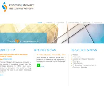 Fishstewip.com(Fishman Stewart PLLC) Screenshot