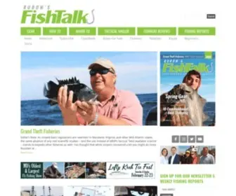 Fishtalkmag.com(Rudow's FishTalk) Screenshot