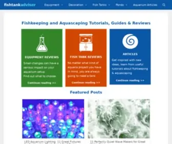 Fishtankadvisor.com(Practical Help for Smart Aquarium Keepers) Screenshot