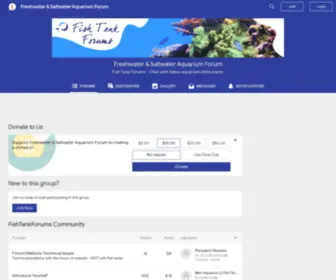 Fishtankforums.com(Fish Tank Forums) Screenshot