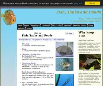 Fishtanksandponds.co.uk(Tanks and Ponds) Screenshot