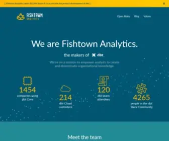 Fishtownanalytics.com(About dbt Labs) Screenshot