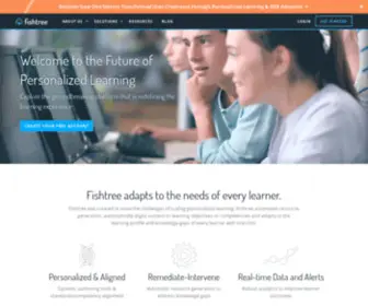 Fishtree.com(Fishtree is the 21st century learning platform) Screenshot
