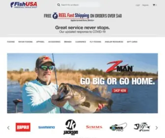 Fishusa.com(Find a great selection of quality fishing gear for all anglers at FishUSA) Screenshot