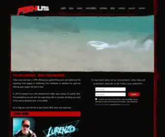 Fishuslures.com(Top quality lures and fishing tackle for fresh and saltwater) Screenshot