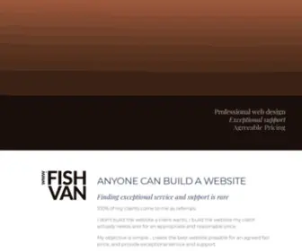 Fishvan.co.uk(A different web service by Andy the Web Monk) Screenshot