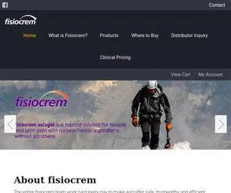 Fisiocrem.ca(fisiocrem) Screenshot