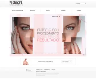 Fisiogel.com.br(Fisiogel®) Screenshot