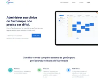Fisiogestor.com.br(Software de gestão para clínicas de fisioterapia) Screenshot