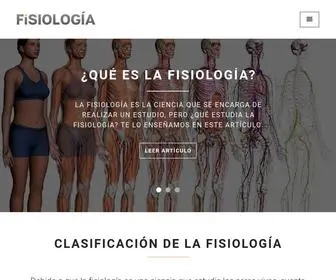 Fisiologia.es(Funcionamiento del cuerpo de los seres vivos) Screenshot