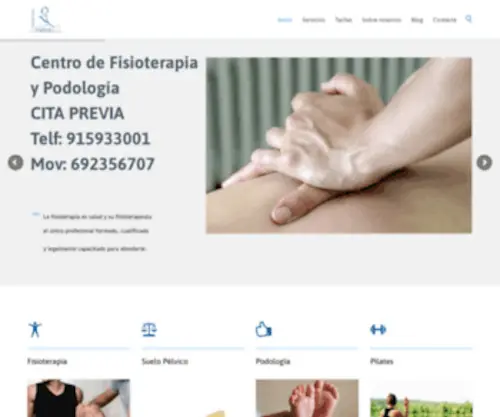 Fisioterapiamagallanes.es(Clinica de fisioterapia en chamberi) Screenshot